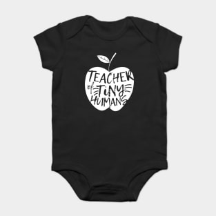 Teacher Of Tiny Humans Funny Preschool Teacher Baby Bodysuit